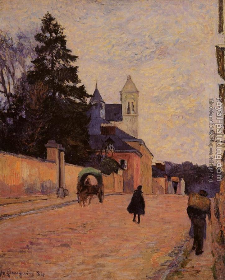 Paul Gauguin : Street in Rouen Paul Gauguin : Street in Rouen